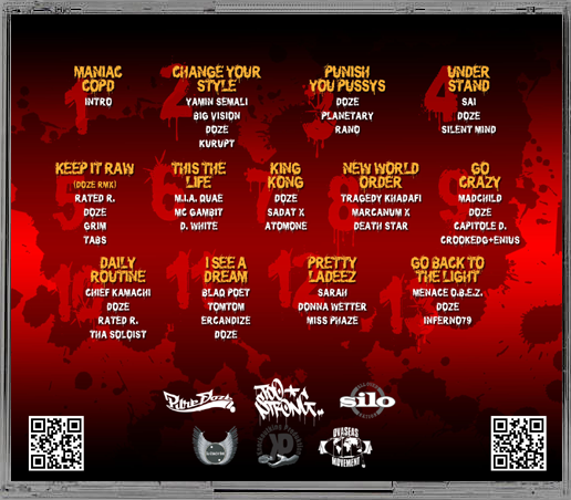 PURE DOZE + COACH ONE - C.O.P.D. 2 (CD-Album, handmade)