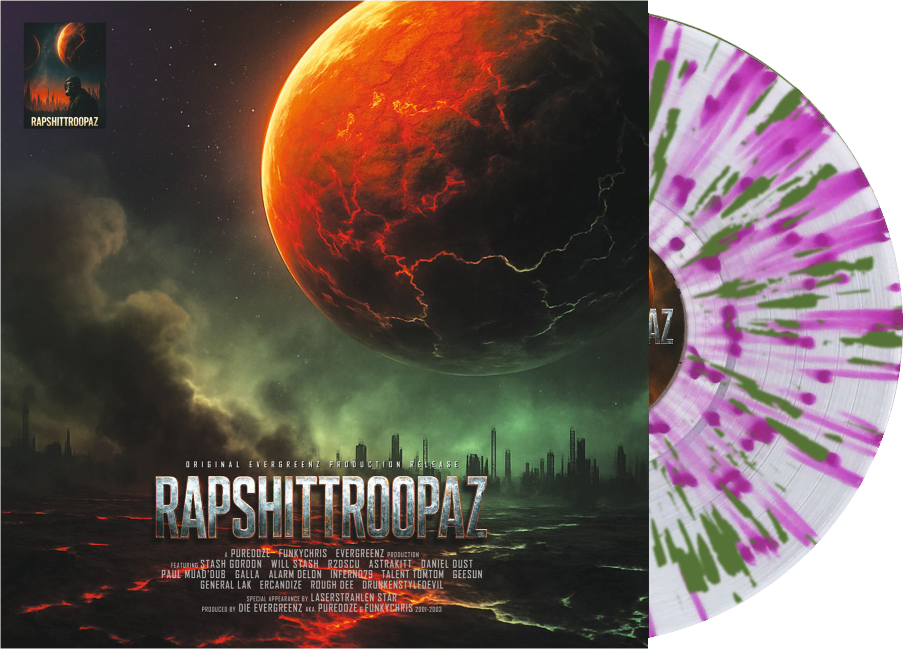 RAPSHITTROOPAZ - Die Evergreenz (SPLATTER VINYL)