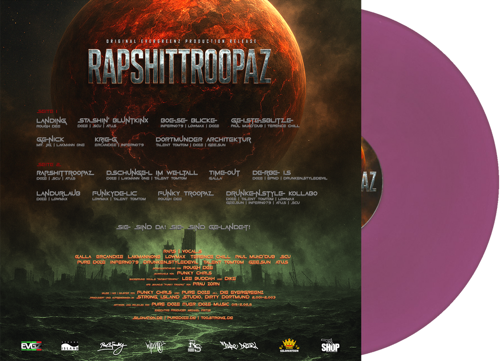 RAPSHITTROOPAZ - Die Evergreenz (PURPLE VINYL)