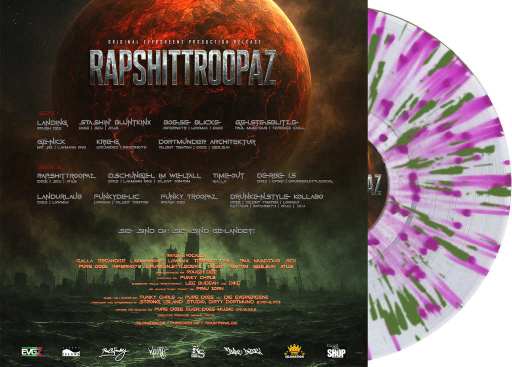 RAPSHITTROOPAZ - Die Evergreenz (SPLATTER VINYL)
