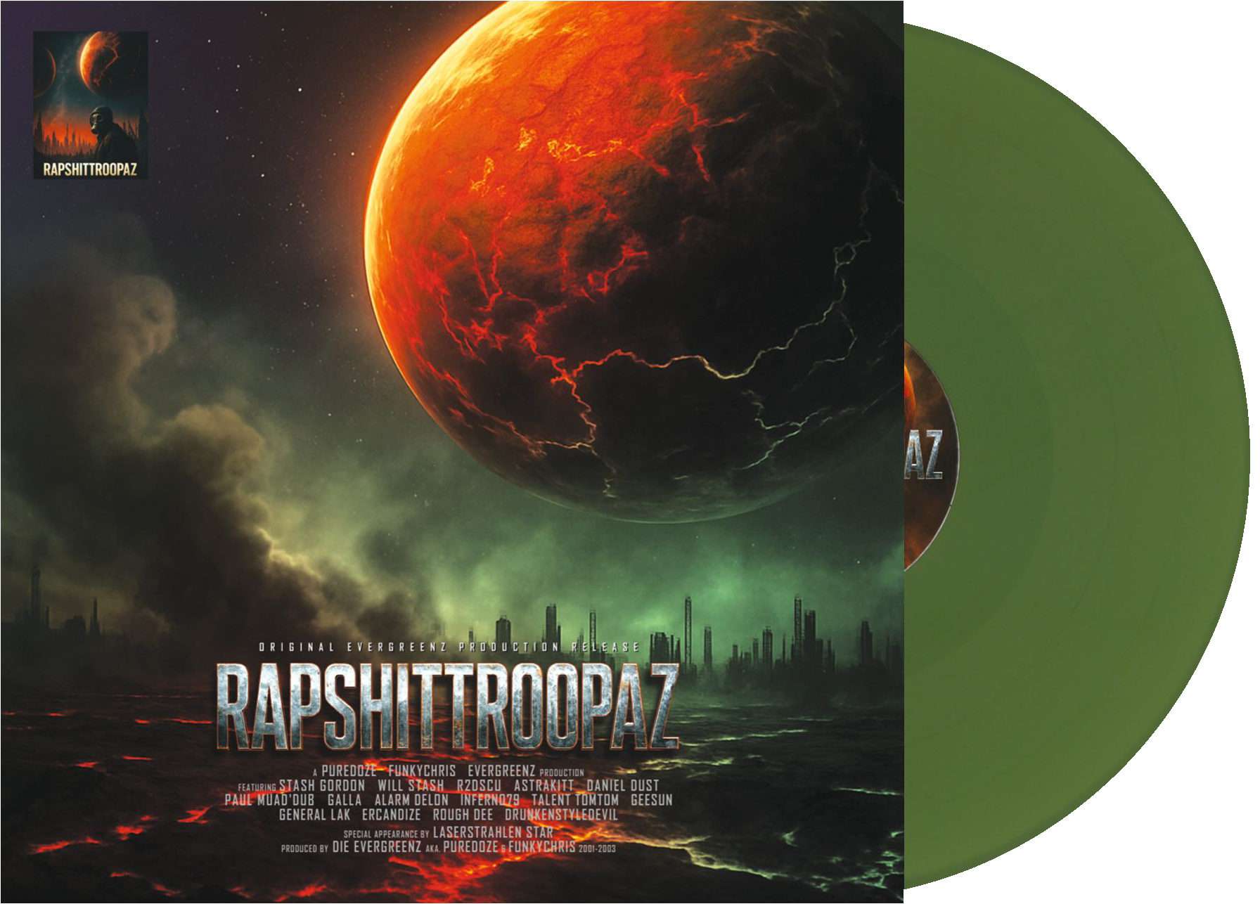 RAPSHITTROOPAZ - Die Evergreenz (GREEN VINYL)