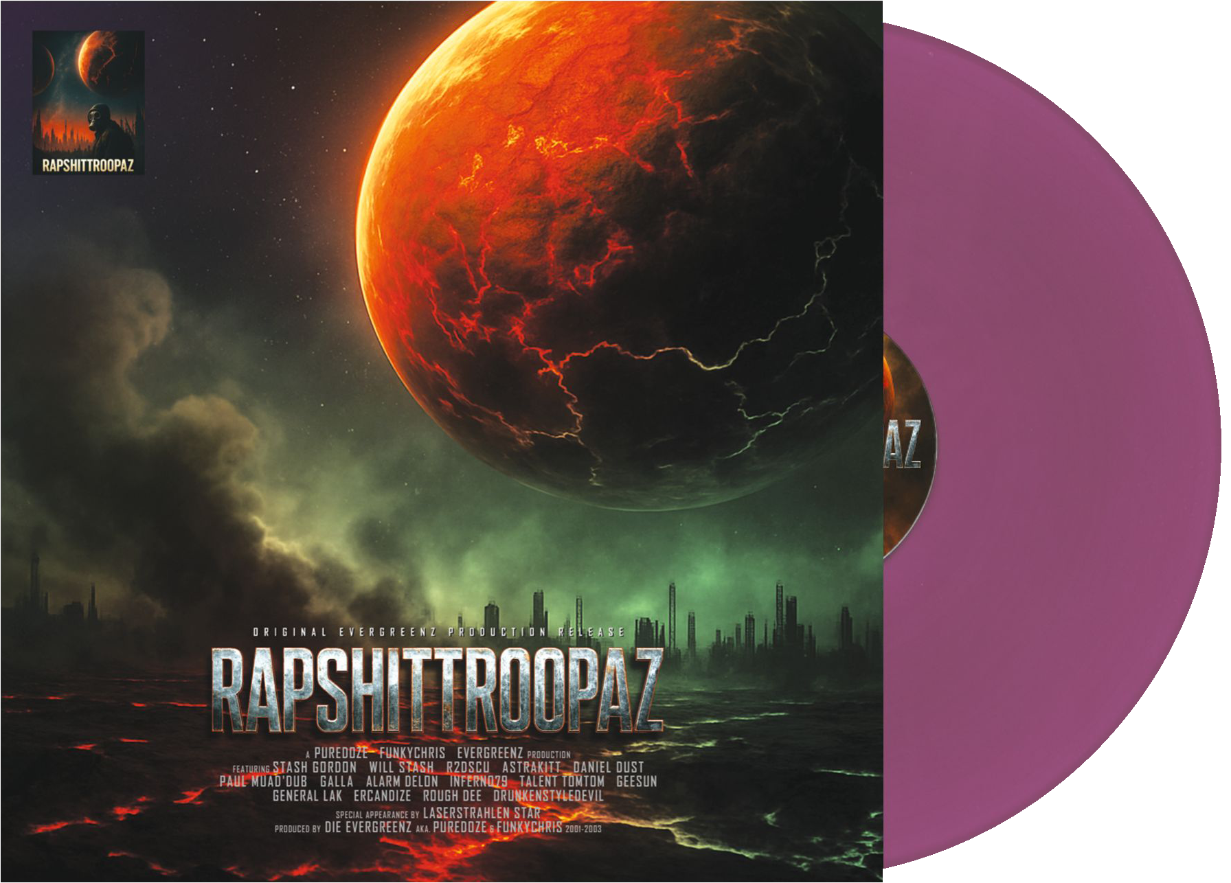 RAPSHITTROOPAZ - Die Evergreenz (PURPLE VINYL)