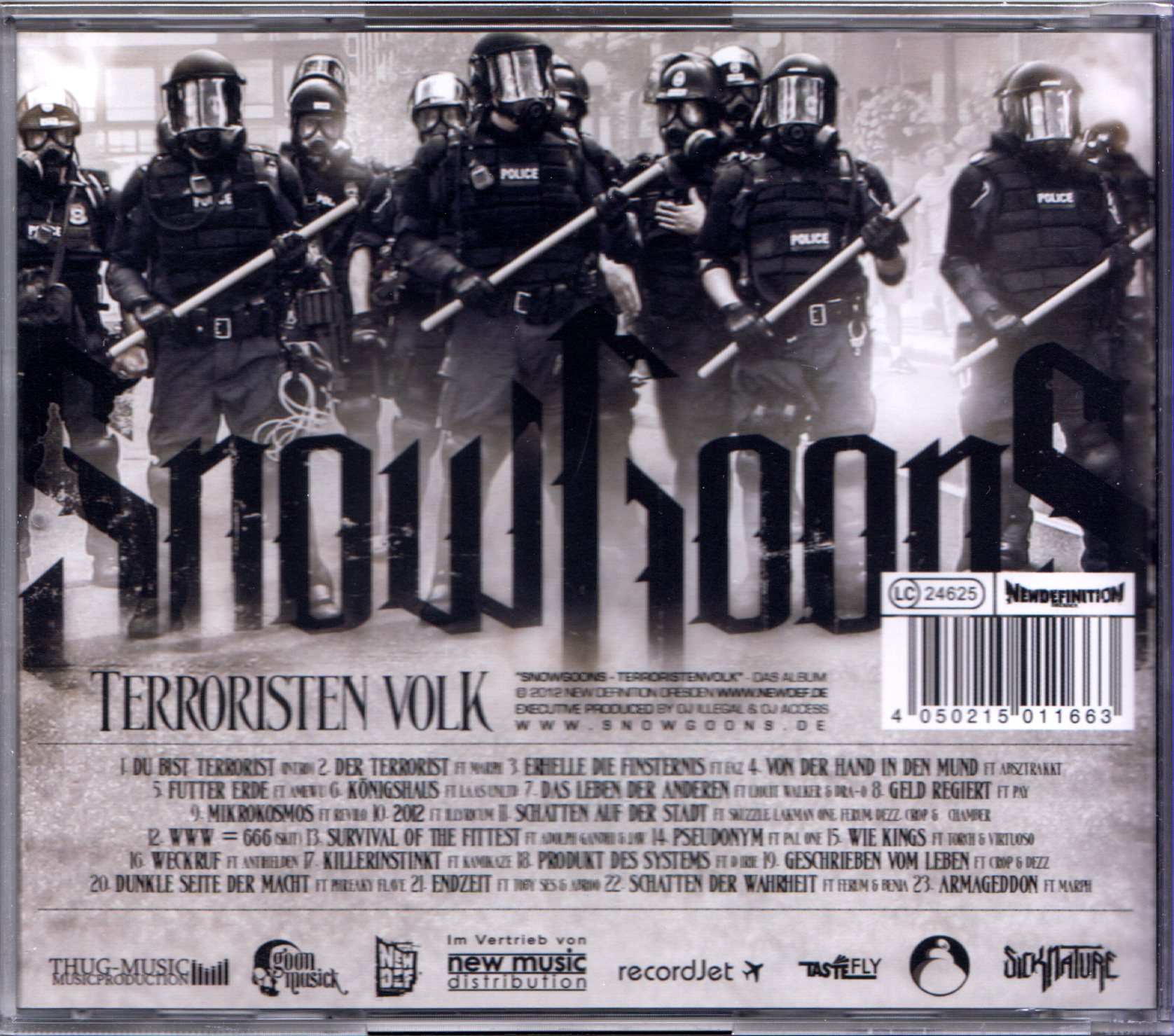 SNOWGOONS - Terroristenvolk (CD-Album)