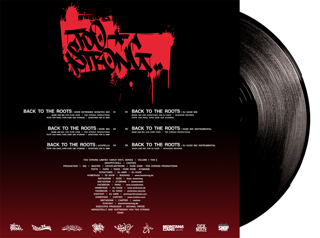 BACK TO THE ROOTS - Too Strong feat. Rano (Vinyl)