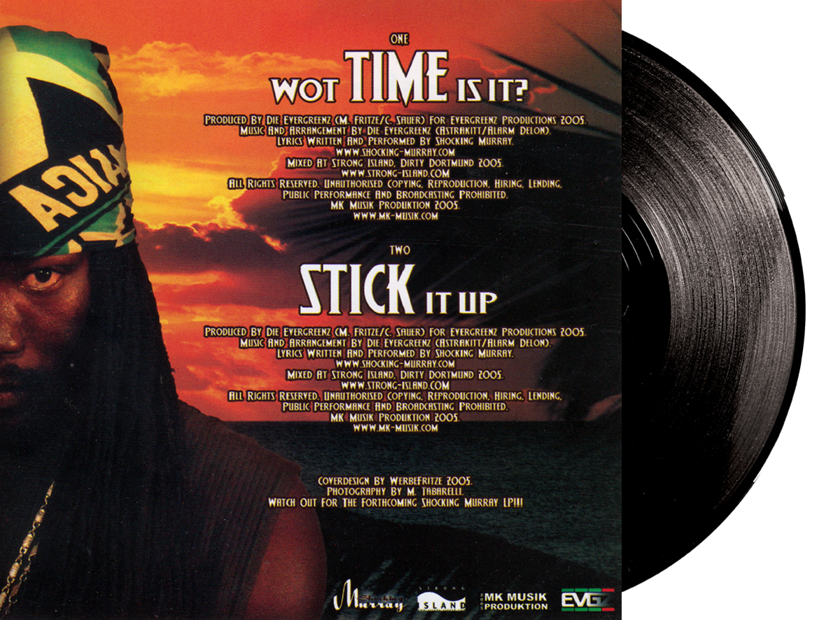 SHOCKING MURRAY - Wot time is it? (prod. by Pure Doze, Vinyl-Maxi)